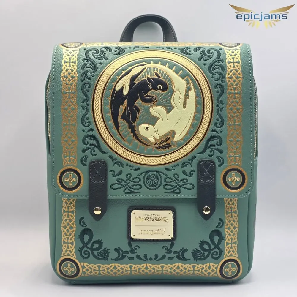 Loungefly DreamWorks How To Train Your Dragon Toothless & Light Fury Backpack